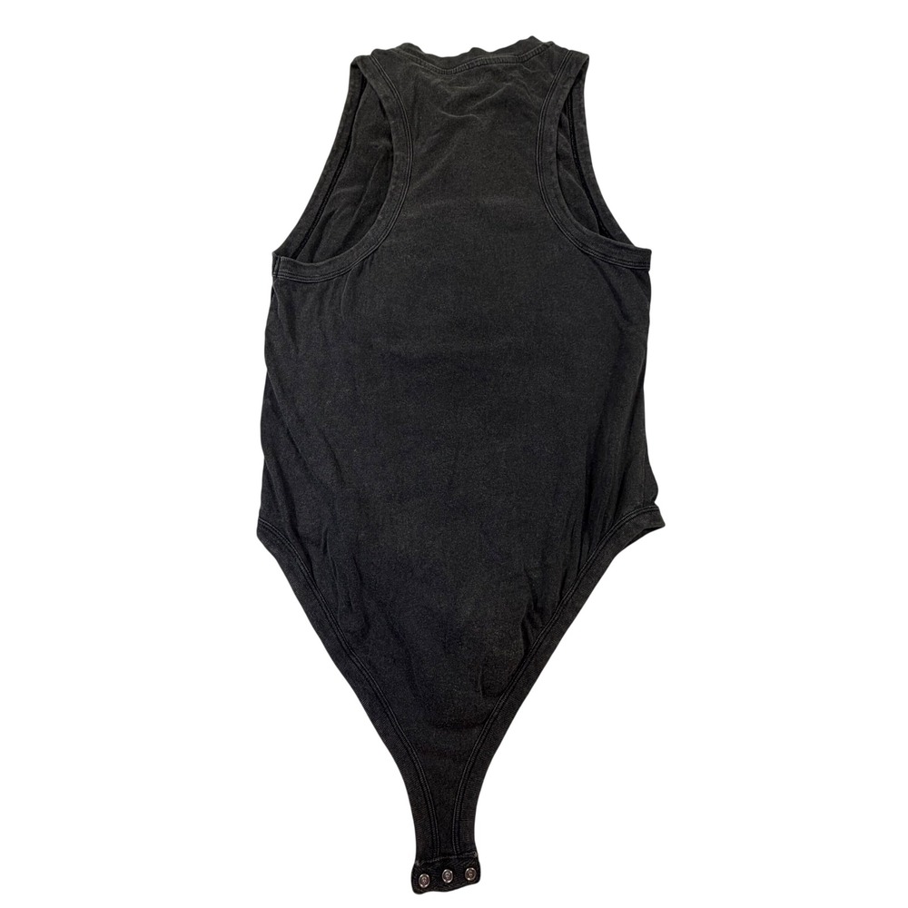 Rockin Artwork Jimi Hendrix Graphic Bodysuit Charcoal Grey Small - Picture 4 of 6